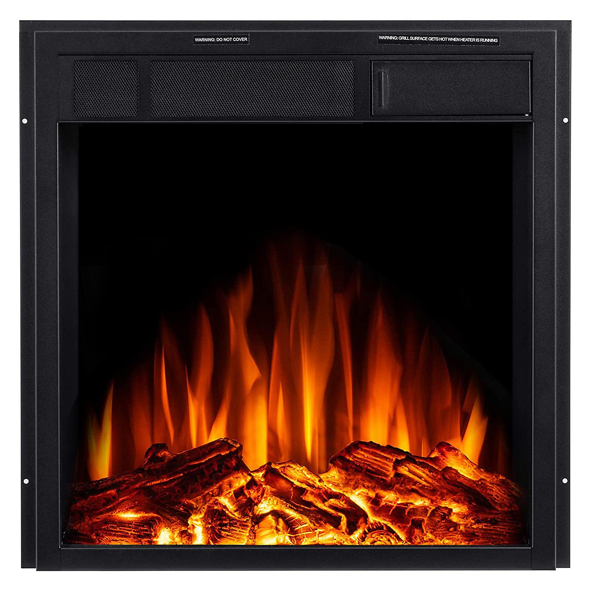 EdenDirect Ventless Electric Fireplace Insert — 23in., Remote Control, Colorful Flame Option, 750W/1500W, Model# NTEM225H